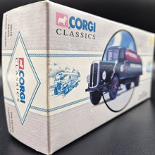 Load image into Gallery viewer, Corgi 1934 White Petrol Tanker - The Petrol Corporation Green #98449 Corgi Classics 1:50 Die Cast Model