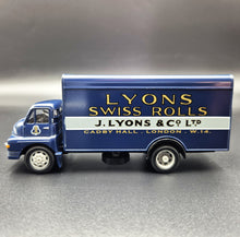 Load image into Gallery viewer, Corgi 1959 Bedford S Box Truck - Lyons Blue #19301 Corgi Golden Oldies 1:50 Die Cast Model