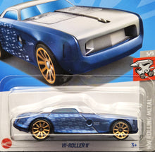 Load image into Gallery viewer, Hot Wheels 2024 Hi-Roller II Navy Blue #247 HW Rolling Metal 5/5 New Long Card
