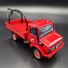 Load image into Gallery viewer, Solido 1985 Mercedes-Benz Unimog Fire Dept Tow Truck Red #2134 Toner Gam I 1:50 Die Cast Model