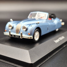 Load image into Gallery viewer, Atlas Collections 1957 Jaguar XK120 2 Door Roadster Light Blue #4641 103 1:43 Die Cast Model
