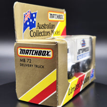 Load image into Gallery viewer, Matchbox 1986 Dodge Commando Delivery Truck White MB-72 Limted Edition - Unopened Box