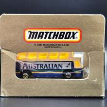 Load image into Gallery viewer, Matchbox 1987 Airport Coach Australian White MB-65 Limted Edition - Unopened Box