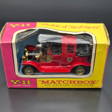 Load image into Gallery viewer, Matchbox 1912 Packard Landaulet Red Models Of Yesteryear 1968 Y11-2
