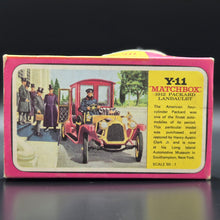 Load image into Gallery viewer, Matchbox 1912 Packard Landaulet Red Models Of Yesteryear 1968 Y11-2