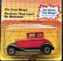 Load image into Gallery viewer, Matchbox 1985 Ford Model A Car Red Series 1-75 MB73 Long Card