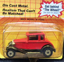 Load image into Gallery viewer, Matchbox 1985 Ford Model A Car Red Series 1-75 MB73 Long Card