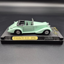 Load image into Gallery viewer, Solido Age D'or 1936 Talbot T23 Cabriolet Pale Green #4003 1:43 Die Cast Model