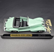 Load image into Gallery viewer, Solido Age D'or 1936 Talbot T23 Cabriolet Pale Green #4003 1:43 Die Cast Model
