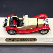 Load image into Gallery viewer, Solido Age D'or 1938 Jaguar SS 100 Roadster Cream #4002 1:43 Die Cast Model