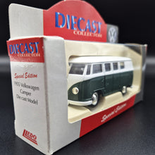 Load image into Gallery viewer, Lledo Days Gone 1955 VW Camper (T1) Van Dark Green Special Edition