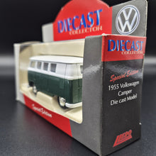 Load image into Gallery viewer, Lledo Days Gone 1955 VW Camper (T1) Van Dark Green Special Edition