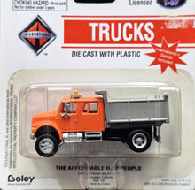 Load image into Gallery viewer, Boley International Crew Cab Dump Truck Orange #4008-96 1:87 (HO Scale)