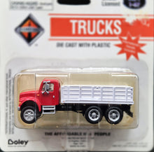Load image into Gallery viewer, Boley International Stake Bed Cargo Truck Red #4006-17 1:87 (HO Scale)