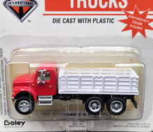Load image into Gallery viewer, Boley International Stake Bed Cargo Truck Red #4006-17 1:87 (HO Scale)