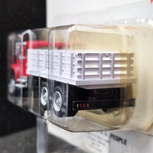 Load image into Gallery viewer, Boley International Stake Bed Cargo Truck Red #4006-17 1:87 (HO Scale)
