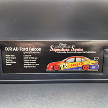 Load image into Gallery viewer, Classic Carlectables 2001 Ford AU Falcon Dick Johnson Racing Paul Radisich Signature Series 1:43 Model