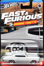 Load image into Gallery viewer, Hot Wheels 2024 1970 Chevelle SS Matte Grey Fast & Furious - Dominic Toretto Series 2/5 New Long Card