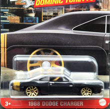 Load image into Gallery viewer, Hot Wheels 2024 1968 Dodge Charger Black Fast & Furious - Dominic Toretto Series 5/5 New Long Card