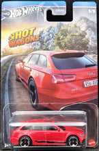 Load image into Gallery viewer, Hot Wheels 2024 '17 Audi RS 6 Avant Red Hot Wagons 5/5 New Long Card