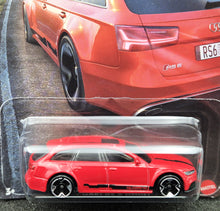 Load image into Gallery viewer, Hot Wheels 2024 '17 Audi RS 6 Avant Red Hot Wagons 5/5 New Long Card