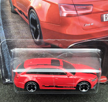 Load image into Gallery viewer, Hot Wheels 2024 '17 Audi RS 6 Avant Red Hot Wagons 5/5 New Long Card