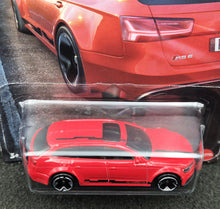 Load image into Gallery viewer, Hot Wheels 2024 '17 Audi RS 6 Avant Red Hot Wagons 5/5 New Long Card
