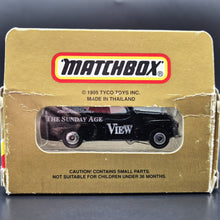 Load image into Gallery viewer, Matchbox 1995 FJ Holden Panel Van Black Australian Collectors Model Limited Edition - Boxed