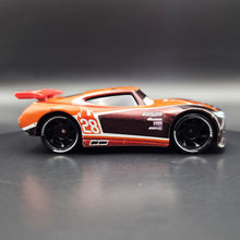 Load image into Gallery viewer, Disney Pixar Cars 3 - Tim Treadless - Nitroade Orange Diecast Car