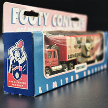 Load image into Gallery viewer, Matchbox 1995 Scania T142 Cargo Truck Red Essendon Bombers Footy Convoys
