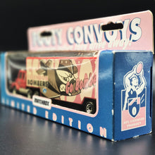 Load image into Gallery viewer, Matchbox 1995 Scania T142 Cargo Truck Red Essendon Bombers Footy Convoys