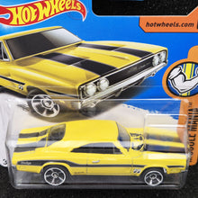 Load image into Gallery viewer, Hot Wheels 2017 '69 Dodge Charger 500 Yellow #95 Muscle Mania 6/10 New