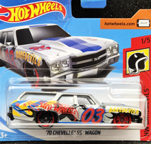Load image into Gallery viewer, Hot Wheels 2018 '70 Chevelle SS Wagon Silver HW Daredevils 1/5 New