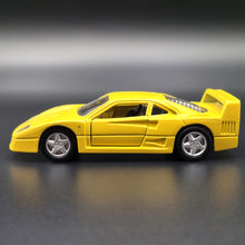 Load image into Gallery viewer, Maisto 1990 Ferrari F40 Yellow 1:38 Shell Collezione Die Cast Car