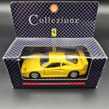 Load image into Gallery viewer, Maisto 1990 Ferrari F40 Yellow 1:38 Shell Collezione Die Cast Car