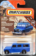 Load image into Gallery viewer, Matchbox 2019 '65 Land Rover Gen II Blue #64 MBX Off-Road 7/20 New Long Card