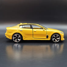Load image into Gallery viewer, Majorette 2021 Kia Stinger GT Performance Car Yellow #223 Premium Cars