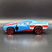 Load image into Gallery viewer, Hot Wheels 2019 Captain America Car Blue Marvel Character Cars - Action Feature 2/5