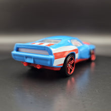 Load image into Gallery viewer, Hot Wheels 2019 Captain America Car Blue Marvel Character Cars - Action Feature 2/5