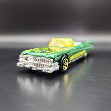 Load image into Gallery viewer, Hot Wheels 2001 '59 Caddy (1959 Cadillac Eldorado) Green #79 Monsters 3/4