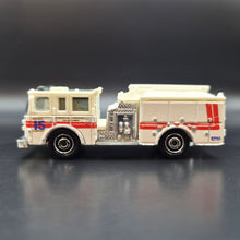 Load image into Gallery viewer, Matchbox 2010 Pierce Dash Fire Engine White MB56 Emergency Response 6/8