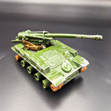 Load image into Gallery viewer, Matchbox 1974 155mm S.P. Howitzer Green K-107 Matchbox Battle Kings