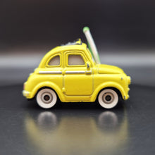 Load image into Gallery viewer, Disney Pixar Cars Mini Racers - Luigi - Fiat 500 Yellow Diecast Car