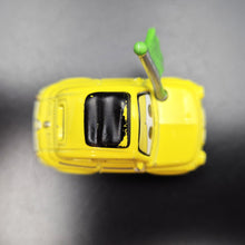 Load image into Gallery viewer, Disney Pixar Cars Mini Racers - Luigi - Fiat 500 Yellow Diecast Car