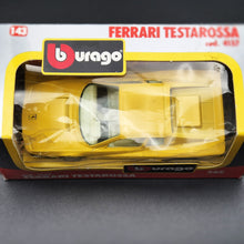 Load image into Gallery viewer, Bburago 1984 Ferrari Testarossa Yellow #4157 1:43 Die Cast 4100 Series