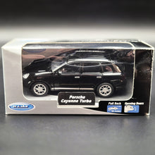 Load image into Gallery viewer, Welly 2010 Porsche Cayenne Turbo Black #42348 1:36 Collection Series