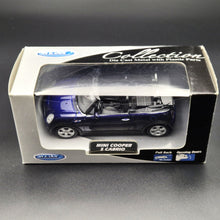 Load image into Gallery viewer, Welly 2010 Mini Cooper S Cabrio Purple #42359 1:36 Collection Series