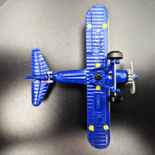 Load image into Gallery viewer, Classic Biplane (Boeing-Stearman PT-17) Blue #646 1:76 Historic Biplane Series