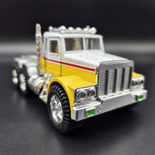 Load image into Gallery viewer, 1993 Hot Wheels Mighty Rig Shell Oil Tanker Semi Truck & Trailer Yellow