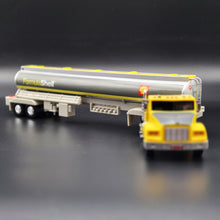 Load image into Gallery viewer, 1994 Shell Silverado Toy Tanker Truck Shell Oil Tanker Semi Truck & Trailer Yellow
